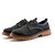 cheap Men&#039;s Oxfords-Men&#039;s Comfort Shoes Leather Spring / Fall Oxfords Brown / Black / Gray / Lace-up