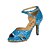 cheap Latin Shoes-Women&#039;s Sandal Heel Sneaker Stiletto Heel Flocking Polka Dot White / Blue / Indoor