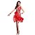 abordables Tenues de danse latine-Danse latine Robes Femme Utilisation Nylon / Chinlon Gland Sans Manches Taille haute Robe