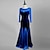 abordables Tenues de danse de salon-Danse de Salon Robe Combinaison Femme Utilisation Manches 3/4 Taille haute Satin velvet / Spectacle / Salle de bal