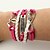 cheap Men&#039;s Bracelets-Men&#039;s Women&#039;s Wrap Bracelet Leather Bracelet - Leather Friends, Heart, Infinity Bracelet Red For Christmas Wedding Party