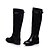 cheap Women&#039;s Boots-Women&#039;s Shoes Fleece Winter Riding Boots Boots Flat Heel Knee High Boots Black / Brown