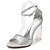 cheap Wedding Shoes-Women&#039;s Wedding Shoes Chunky Heel / Lucite heel / Crystal Heel Round Toe Rhinestone / Sparkling Glitter / Lace-up Satin Basic Pump / Ankle Strap / Transparent Shoes Spring / Summer Black / White