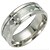 お買い得  メンズ指輪-Band Ring Gold Silver Titanium Steel Fashion 6 7 8 9 10 / Men&#039;s / Men&#039;s