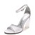 cheap Wedding Shoes-Women&#039;s Wedding Shoes Chunky Heel / Lucite heel / Crystal Heel Round Toe Rhinestone / Sparkling Glitter / Lace-up Satin Basic Pump / Ankle Strap / Transparent Shoes Spring / Summer Black / White