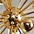 abordables Lámparas de araña-100 cm Mini Estilo Los diseñadores Lámparas Araña Metal Vidrio Galvanizado Tiffany 110-120V 220-240V