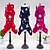 cheap Dog Clothes-Dog Jumpsuit Stars Casual / Daily Keep Warm Winter Dog Clothes Puppy Clothes Dog Outfits Red Fuchsia Blue Costume for Girl and Boy Dog Cotton S M L XL XXL