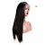 halpa Peruukit ihmisen hiuksista-Aidot hiukset Liimaton puoliverkko Lace Front Peruukki Vauvantukalla Kardashian tyyli Perulainen Suora Peruukki 130% Hiusten tiheys Luonnollinen hiusviiva Tummille naisille Naisten Keskikokoinen