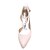 cheap Wedding Shoes-Women&#039;s Wedding Shoes Wedding Party &amp; Evening Buckle Gore Stiletto Heel Pointed Toe Basic Pump Ankle Strap Silk White Light Pink Royal Blue