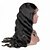 halpa Peruukit ihmisen hiuksista-Aidot hiukset Liimaton puoliverkko Lace Front Peruukki Vauvantukalla tyyli Perulainen Runsaat laineet Peruukki 130% Hiusten tiheys Luonnollinen hiusviiva Tummille naisille Naisten Lyhyt Keskikokoinen
