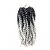 cheap Crochet Hair-Curly Braids Jerry Curl Box Braids Ombre Synthetic Hair Short Braiding Hair 1pc / pack / Medium Length / There are 2 piece in one pack. Normally 5-7 pack are enough for a full head.