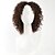 abordables Perruques Synthétiques Sans Bonnet-Perruque Synthétique Bouclé Bouclé Perruque Moyen Marron Cheveux Synthétiques Femme Perruque afro-américaine Marron
