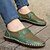 abordables Zapatillas sin cordones y mocasines de hombre-Men&#039;s Sneakers Comfort Shoes Summer Loafers Casual Outdoor Tulle Green Navy Blue Brown Summer