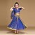 cheap Kids&#039; Dancewear-Belly Dance Outfits Performance Chiffon / Polyester Gold Coin / Crystals / Rhinestones / Paillette Short Sleeves Skirts