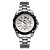 זול שעונים מכאניים-WINNER בגדי ריקוד גברים שעוני שלד שעון יד שעון מכני אוטומטי נמתח לבד פאר חריתה חלולה אנלוגי לבן שחור / מתכת אל חלד / מתכת אל חלד