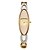 preiswerte Armbanduhren-WeiQin Damen Armband-Uhr Quartz Japanischer Quartz Wasserdicht Legierung Band Bequem Elegante Luxuriös Gold Weiß Schwarz Golden