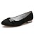 ieftine Pantofi de Mireasă-Pentru femei pantofi de nunta Sandale de cristal Mărime Plus Size Apartamente de nuntă Pantofi de mireasa Pantofi de domnișoară de onoare Piatră Semiprețioasă Funde Floare de satin Toc Drept Vârf