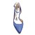 cheap Wedding Shoes-Women&#039;s Wedding Shoes Wedding Party &amp; Evening Buckle Gore Stiletto Heel Pointed Toe Basic Pump Ankle Strap Silk White Light Pink Royal Blue