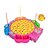 baratos Brinquedos de Pesca-Brinquedos de pesca Brinquedo musical Brinquedo de pesca rotativo Peixes Elétrico 4 jogadores Plásticos Crianças Brinquedos Dom 1 pcs