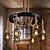 cheap Cluster Design-6-Light 60 cm Pendant Light Metal 110-120V 220-240V