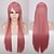 cheap Synthetic Trendy Wigs-Synthetic Wig Straight Style Capless Wig Pink Pink Synthetic Hair Women&#039;s Pink Wig Long Cosplay Wig
