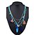 cheap Necklaces-Women&#039;s Pendant Necklace Chain Necklace Feather Ladies Vintage Bohemian Fashion Feather Alloy Rainbow Light Blue Light Green Necklace Jewelry For Gift Going out