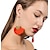 preiswerte Ohrringe-Damen Tropfen-Ohrringe Quaste damas Ohrringe Schmuck Weiß / Schwarz / Rot Für Party Alltag
