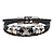 cheap Men&#039;s Bracelets-Men&#039;s Leather Bracelet woven Alphabet Shape Personalized Hip-Hop Stainless Steel Bracelet Jewelry Black / Brown For Street Club