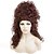 abordables Perruques de déguisement-cosplay costume perruque synthétique perruque bouclés bouclés perruque longue auburn foncé #33 cheveux synthétiques femmes rouge strongbeauty