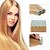 cheap Tape in Hair Extensions-Febay Tape In Human Hair Extensions Straight Human Hair Human Hair Extensions Nano Women&#039;s Black#1B