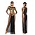 cheap Historical &amp; Vintage Costumes-Egyptian Costume Queen Cleopatra Cosplay Costume Party Costume Women&#039;s Ancient Egypt Halloween Carnival Festival / Holiday Polyster Black Women&#039;s Carnival Costumes Vintage / Dress / Dress