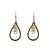 cheap Earrings-Women&#039;s Drop Earrings Ladies Personalized Fashion Earrings Jewelry Gold For Gift Daily
