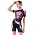 cheap Men&#039;s Clothing Sets-cheji® Women&#039;s Short Sleeve Cycling Jersey with Shorts Pink Bike Clothing Suit 3D Pad Quick Dry Sports Painting Mountain Bike MTB Road Bike Cycling Clothing Apparel