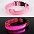 abordables Collares, arneses y correas para perros-collar de perro led - collar de perro collar con luz collares con luz reflectante recargable usb portátil para perros pequeños medianos grandes