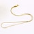 cheap Men&#039;s Necklaces-Men&#039;s Women&#039;s Chain Necklace - Gold Plated Snake Simple Style DIY Gold Necklace Jewelry For Daily, Casual