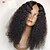 halpa Peruukit ihmisen hiuksista-Remy-hius Liimaton kokoverkko Full Lace Peruukki Keskiosa tyyli Brasilialainen Kinky Curly Peruukki 130% 150% 180% Hiusten tiheys ja vauvan hiukset Luonnollinen hiusviiva 100% Neitsyt jalostamattomia