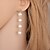 cheap Earrings-Drop Earrings Dangle Earrings For Women&#039;s Party Casual Imitation Pearl Alloy Long Floating Drop