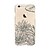 cheap Cell Phone Cases &amp; Screen Protectors-Case For Apple iPhone X / iPhone 8 Plus / iPhone 8 Transparent / Pattern Back Cover Flower Soft TPU