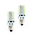 abordables Luces LED de maíz-brelong 2 pcs dimmable 80led smd3014corn light blanco / warm white / ac110v / ac220v / e11 / e12 / e17