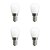 رخيصةأون لمبات الكرة LED-4PCS 2 W مصابيح كروية LED 160 lm E14 26 الخرز LED SMD 2835 أبيض دافئ أبيض 220-240 V