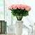 abordables Flores artificiales-Flores Artificiales 10 Rama Europeo Rosas Flor de Mesa / No incluido