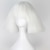 Недорогие Парики к костюмам-парик для косплея синтетический парик парик для косплея кудрявый прямой яки кудрявый прямой яки парик боб с челкой короткие белые синтетические волосы женский белый парик для Хэллоуина
