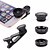 cheap Cellphone Camera Attachments-Mobile Phone Lens Fish-Eye Lens / Wide-Angle Lens / Macro Lens Glass 2X Macro iPhone / Samsung / HUAWEI