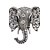 cheap Brooches-Women&#039;s Brooches Elephant Animal Ladies Personalized Indian Silver Plated Brooch Jewelry Gold Silver For Gift Stage