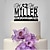 baratos topo de bolo festa de casamento-Decorações de Bolo Tema Clássico / Casamento Corações Plástico Casamento / Aniversário com 1 pcs Bolsa Poly