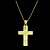 cheap Religious Jewelry-Men&#039;s Pendant - Gold Plated Cross Pendant For Daily