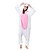 ieftine Pijamale Kigurumi-Adulți Pijama Kigurumi Unicorn Animal Pijama Întreagă Coral Fleece Roz Cosplay Pentru Bărbați și femei Sleepwear Pentru Animale Desen animat Festival / Sărbătoare Costume