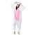 cheap Kigurumi Pajamas-Adults&#039; Kigurumi Pajamas Unicorn Animal Onesie Pajamas Coral fleece Pink Cosplay For Men and Women Animal Sleepwear Cartoon Festival / Holiday Costumes