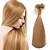 olcso Hőillesztéses póthajak-Febay Fúziós / U típus Human Hair Extensions Egyenes Szűz haj Emberi haj tincsek Brazil haj Nano Női Fekete