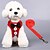 Недорогие Ошейники, поводки и упряжки для собак-Cat Dog Harness Breathable Foldable Solid Colored Terylene Black Red